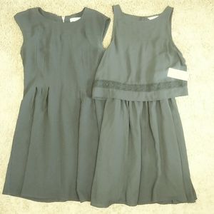 Lot of 2 Black dresses Small- Decree & Speechless